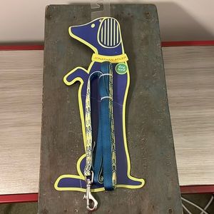 Jonathan Adler Dog Lead ( Blue, yellow and green )